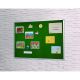 Aluminium Framed Noticeboard H1200xW1500mm Green