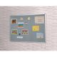 Aluminium Framed Noticeboard H1200xW1500mm Grey
