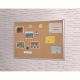 Aluminium Framed Noticeboard H1200xW1500mm Natural