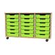 Premium 18 Shallow Tray Oak Unit Lime