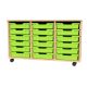 Premium 18 Shallow Tray Beech Unit Lime