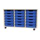 Premium 18 Shallow Tray Maple Unit Blue