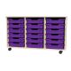 Premium 18 Shallow Tray Maple Unit Purple
