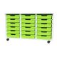 Premium 18 Shallow Tray White Unit Lime
