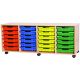 Premium 24 Shallow Tray Beech Unit Blue