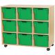 Premium 9 Extra Deep Tray Maple Unit Green