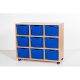 Premium 9 Extra Deep Tray White Unit Blue