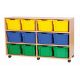 Premium 12 Extra Deep Tray Beech Unit Blue