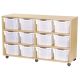 Premium 12 Extra Deep Tray Maple Unit Clear