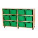 Premium 12 Extra Deep Tray Maple Unit Green