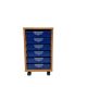 Value 6 Shallow Tray Unit Blue
