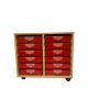 Value 12 Shallow Tray Unit Red