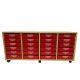 Value 24 Shallow Tray Unit Red