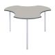 Connect Table Charcoal Edge H460mm Light Grey