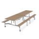 BY Bench Folding Dining Table 16 Seats Oak H640mm