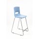 Postura Highchair Grey Frame H560mm Powder Blue