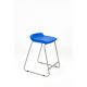 Postura Stool Grey Frame H560mm Ink Blue