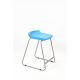 Postura Stool Grey Frame H685mm Aqua Blue