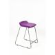 Postura Stool Grey Frame H685mm Grape Crush
