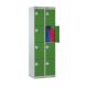 2 Column Locker W300 x D450 x H1800mm Green