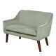 Wild Wood Children's Velvet Sofa Sage