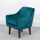 Wild Wood Children's Velvet Chair Teal