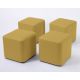 Wild Wood PVC Foam Cube 4pk Mustard