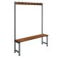 Single Cloakroom Unit L1500mm Grey