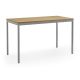 FW Rect 1200x600xH460mm DGrey Frame Beech Top