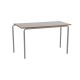 CB Rect 1200x600xH460mm LGrey Frame Grey Top