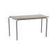 CB Rect 1200x600xH460mm DGrey Frame Grey Top