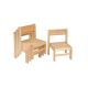 260mm Solid Beech Stacking Chair 4 Pack