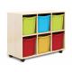 Allsorts 6 Quad Tray Unit Maple