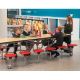 Mobile Folding Rectangular 12 Seat Table