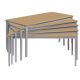 Fully Welded Rectangular Table MDF Edge L1100 x W550mm