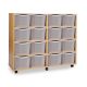 16 Triple Tray Unit Beech