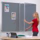 Flameshield Lockable Side Hinged Noticeboard