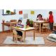 Solid Beech Square Table W695 x D695mm