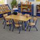 Milan Rectangular 6 Seater Table