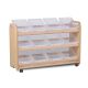 Tilt Tote Storage Unit 12 Trays