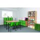 Coloured Edge 12 Quad Tray Unit