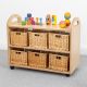 Wild Wood Mobile 2 Tier Storage Unit