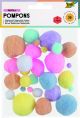 FOLIA POMPONS PASTEL 30 PCS ASSTD
