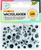 FOLIA WIGGLE EYES SELF ADHESIVE 100 PCS WHITE ASSTD