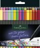 FABER-CASTELL GRIP FINEPEN 0.4MM NEON AND PASTEL 30 COLOUR