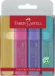 FABER-CASTELL PASTEL HIGHLIGHTER WALLET OF 4PC