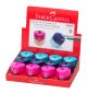 FABER-CASTELL GRIP SHARPENER CLASSIC DOUBLE HOLE BOX OF 12PC ASSORTED