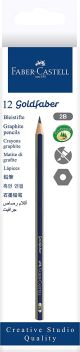 FC GOLD FABER GRAPHITE PENCIL 2B WITHOUT RT 12PC
