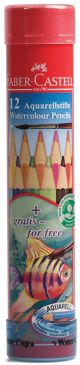 FC FISH DESIGN WATER COLOUR PENCILS 12 COLOUR RT