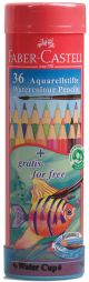 FC FISH DESIGN WATER COLOUR PENCILS 36 COLOUR RT